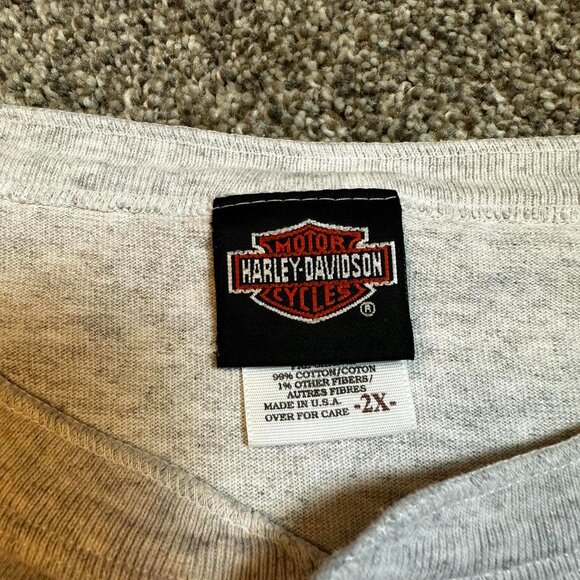 Vintage Harley Davidson Single Stitch raglan long sleeve tshirt - Picture 4 of 6